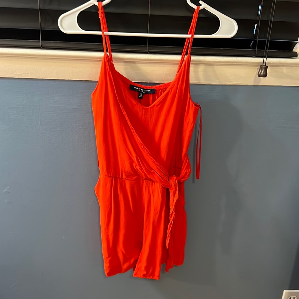 Red romper